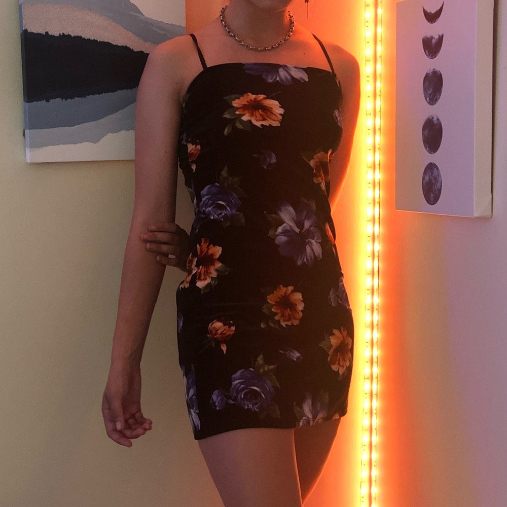 Velvet Mini Dress